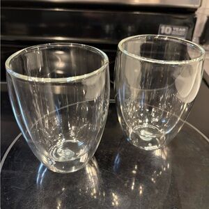 Bodum Transparent Glass Insulated Cups